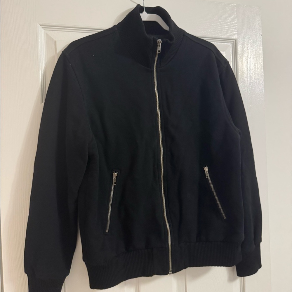 GAP Black Bomber Jacket - Picture 4 of 7